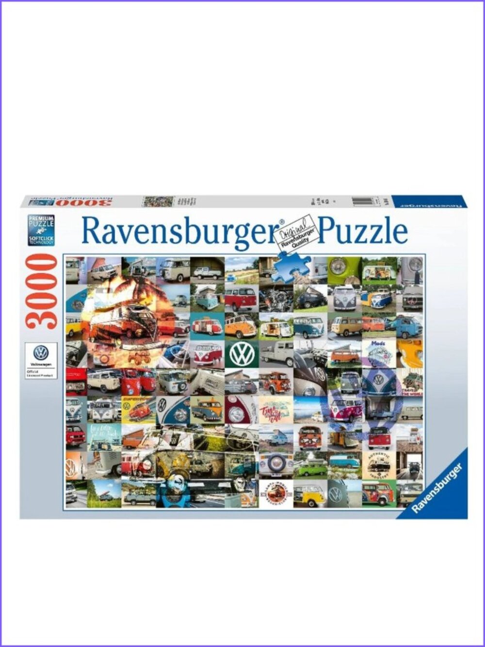 Ravensburger 3000pcs Puzzle-99 VW Campervan Moments | Adult Puzzles New In Box